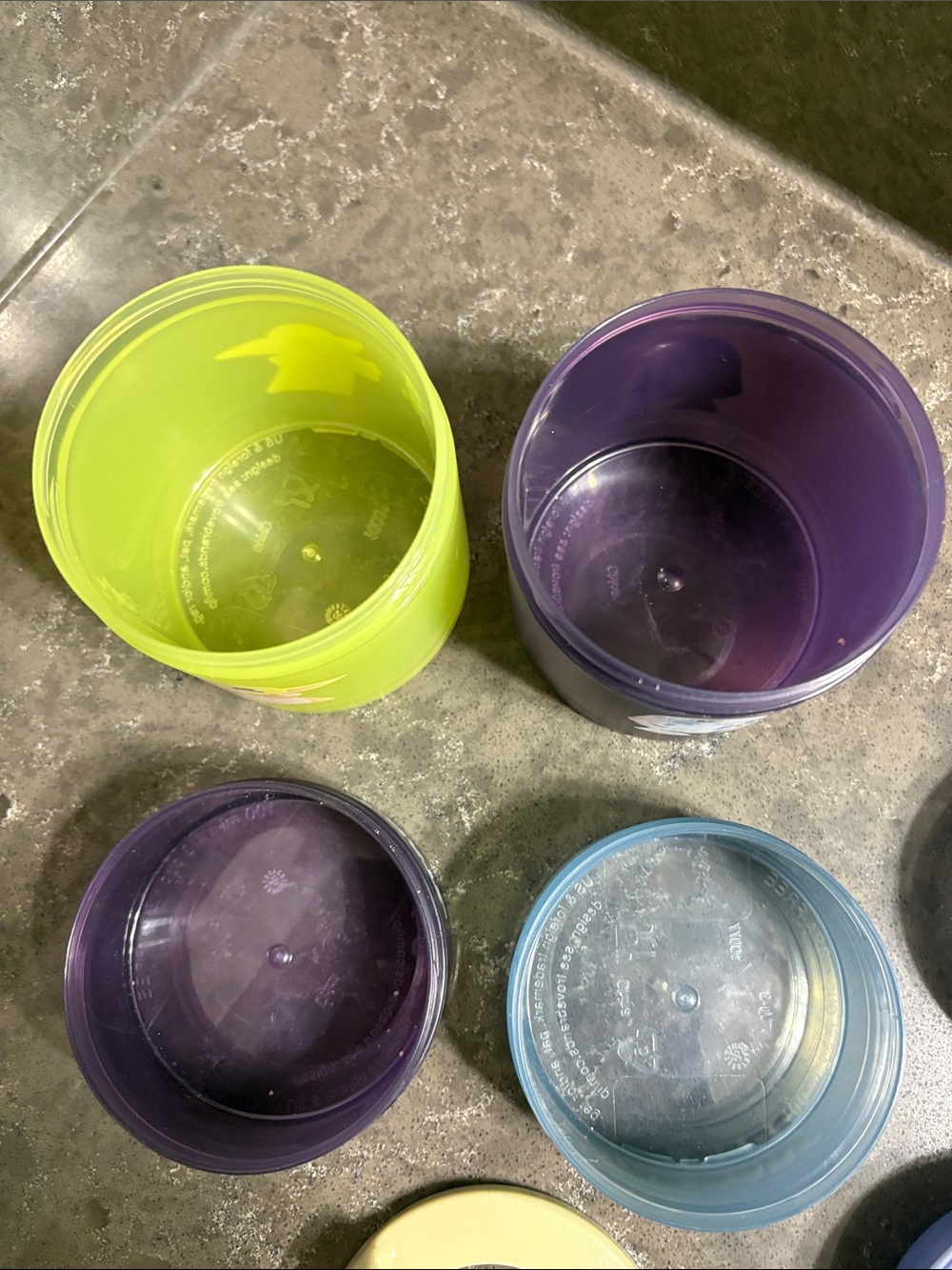 Whiskware Star Wars R2-D2 & Grogu Stackable Snack Containers. 4 Piece Set - Picture 9 of 14
